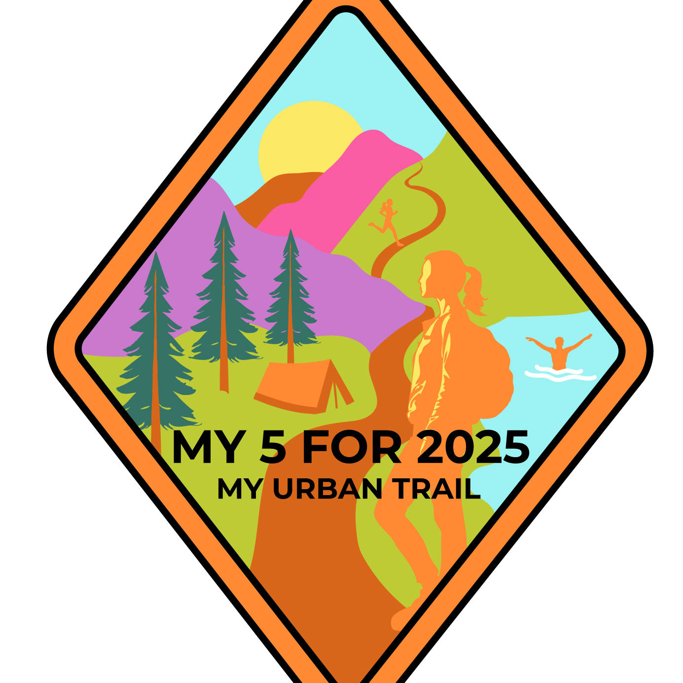 MY 5 FOR 2025; an outdoor challenge for everyone!