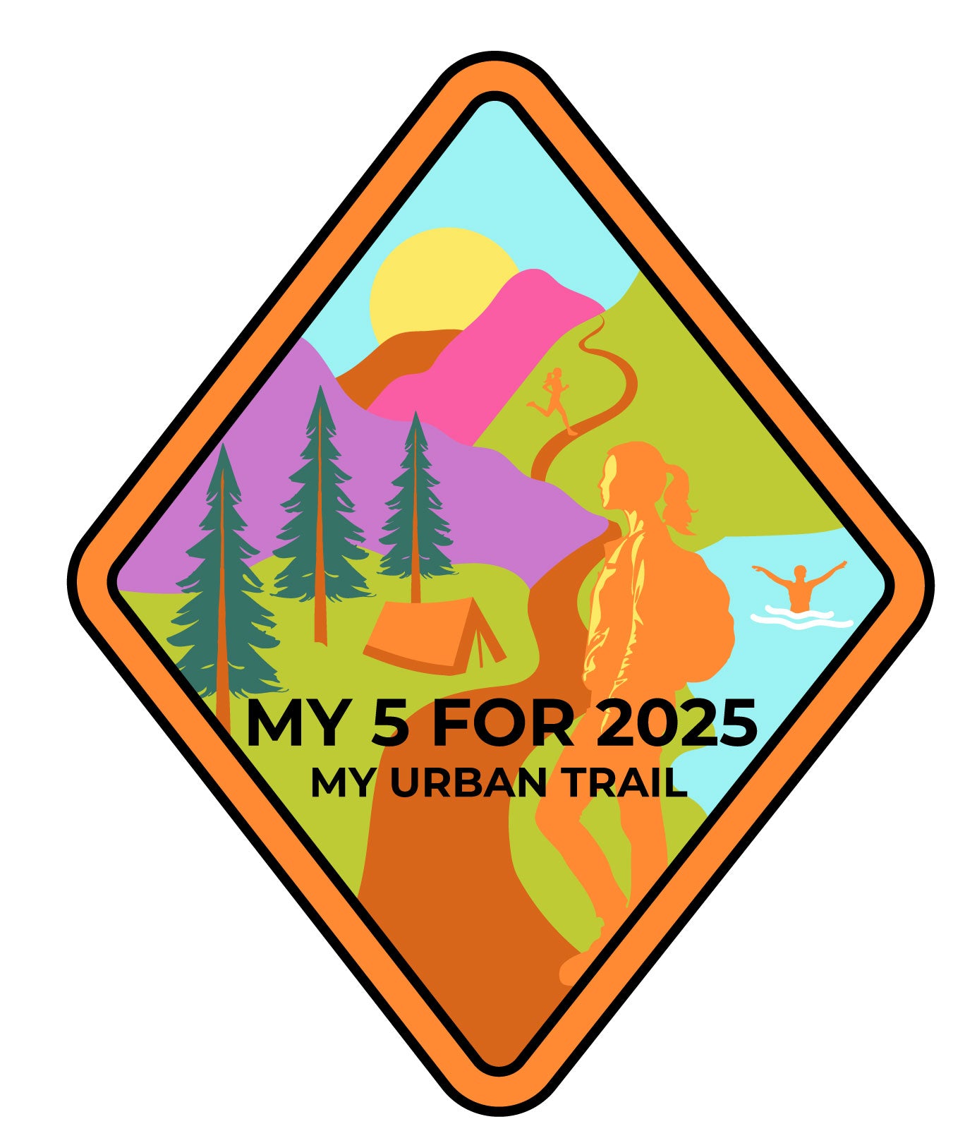 MY 5 FOR 2025; an outdoor challenge for everyone!