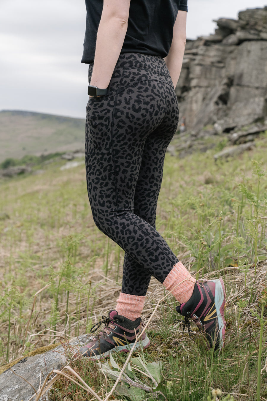 Leopard Animal Print Ripped Knee Leggings | A Blissfully Beautiful Boutique