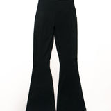 FEEL GOOD Black Flared Leggings